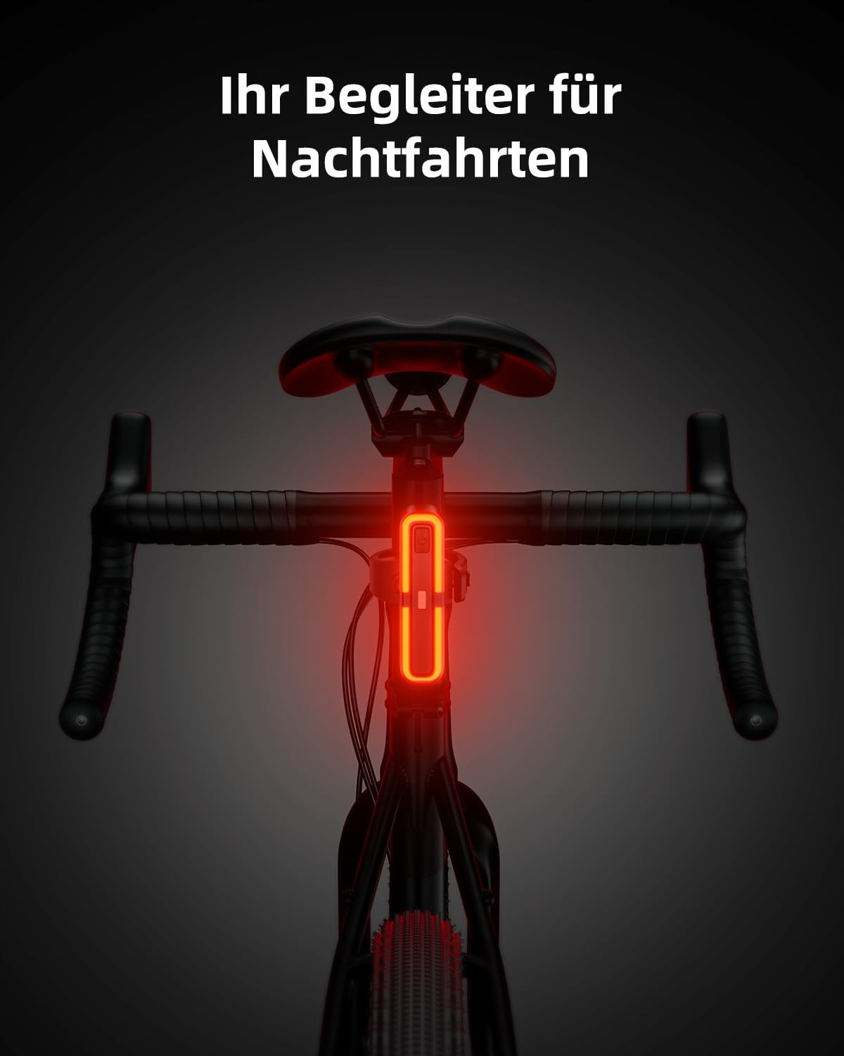 OnMeto Fahrrad Rücklicht Mit Bremsblinkfunktion, StVZO zugelassenen, Led Rücklicht Fahrrad USB Type-C Wiederaufladbares Fahrradlicht hinten Rücklicht Ebike IPX5 Wasserdicht für Rennrad, MTB, E-Bike